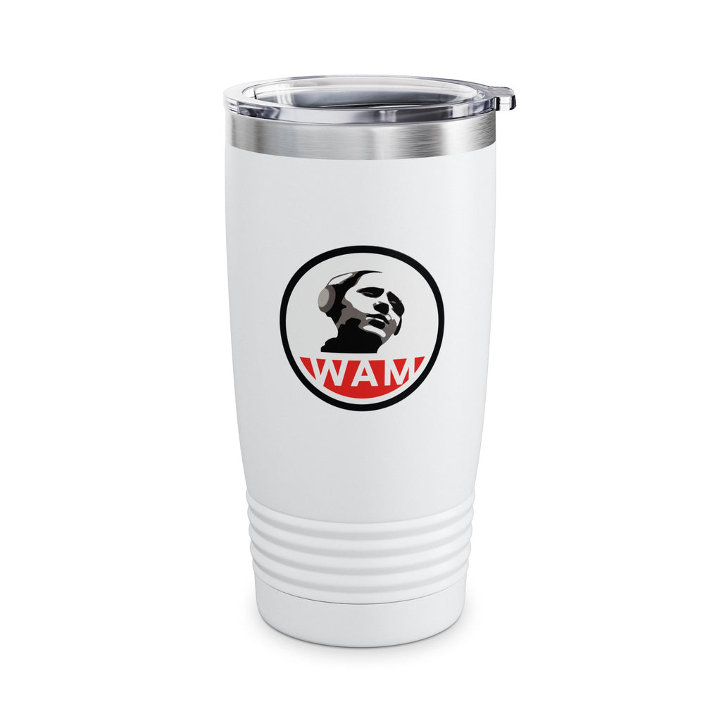 WAM Logo Ringneck Bird Tumbler | 20oz Insulated Travel Mug for Coffee and Tea