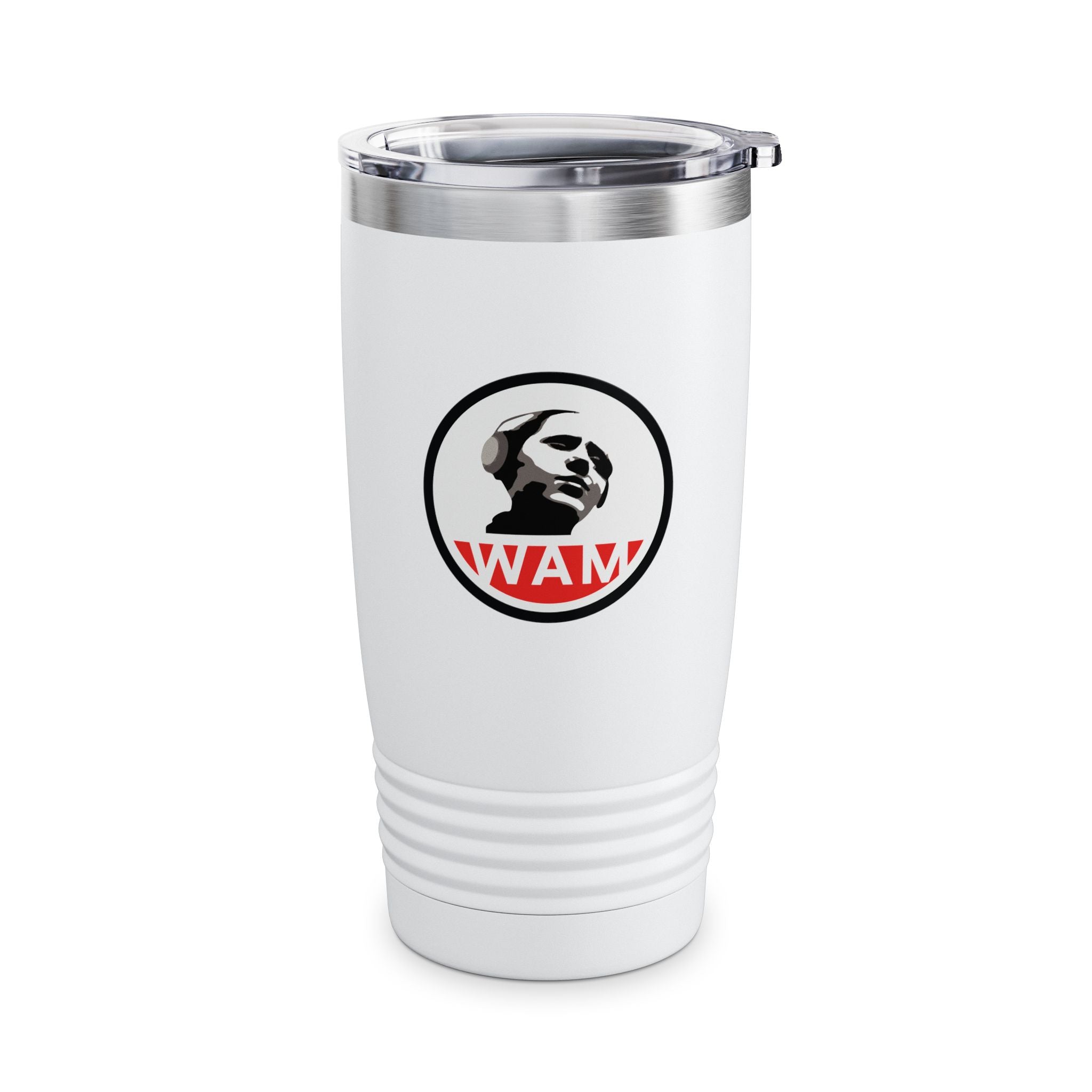 WAM Logo Ringneck Bird Tumbler | 20oz Insulated Travel Mug for Coffee and Tea