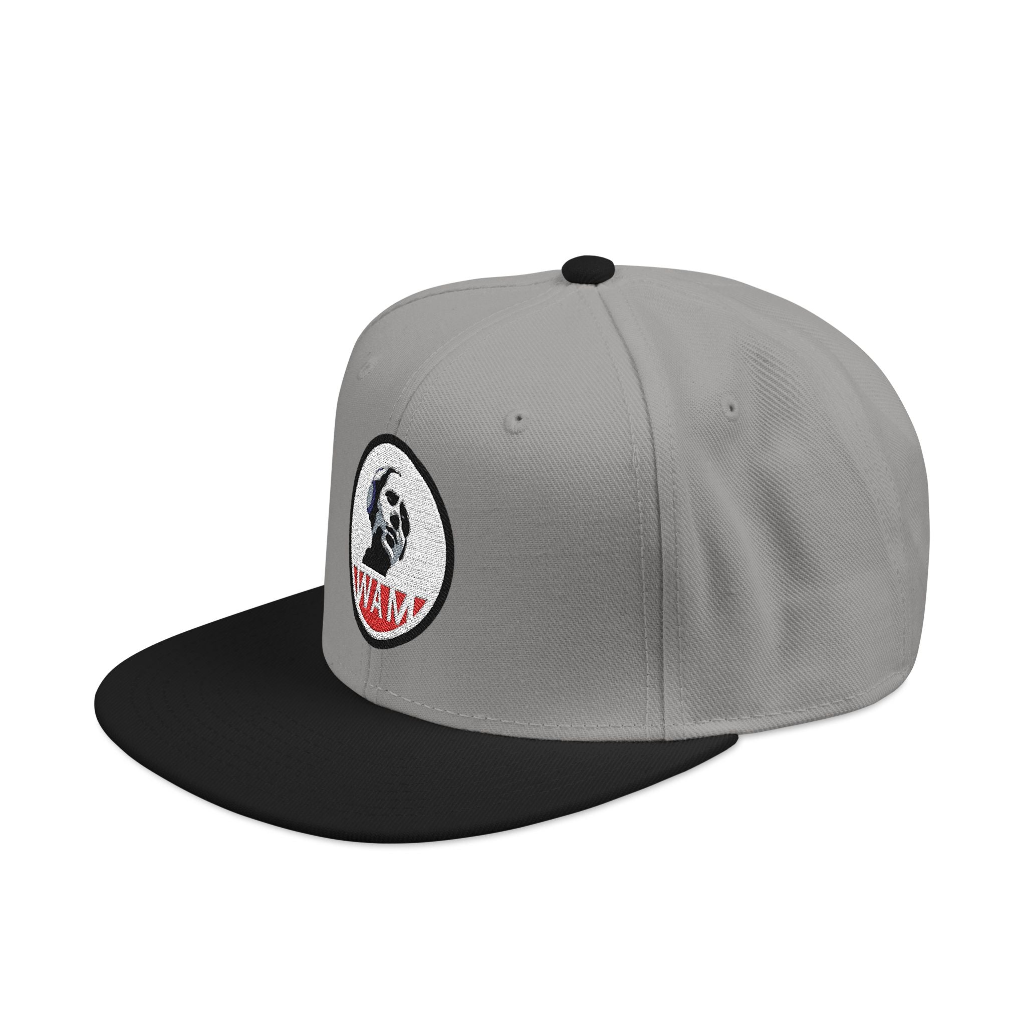 Embroidered Snapback Cap with WAM Logo | Fashionable, Casual, and Gift-Ready