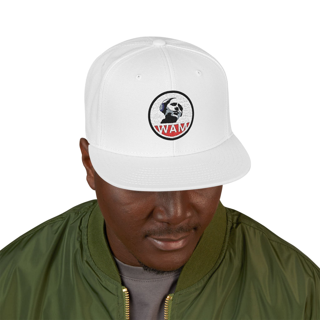 Embroidered Snapback Cap with WAM Logo | Fashionable, Casual, and Gift-Ready
