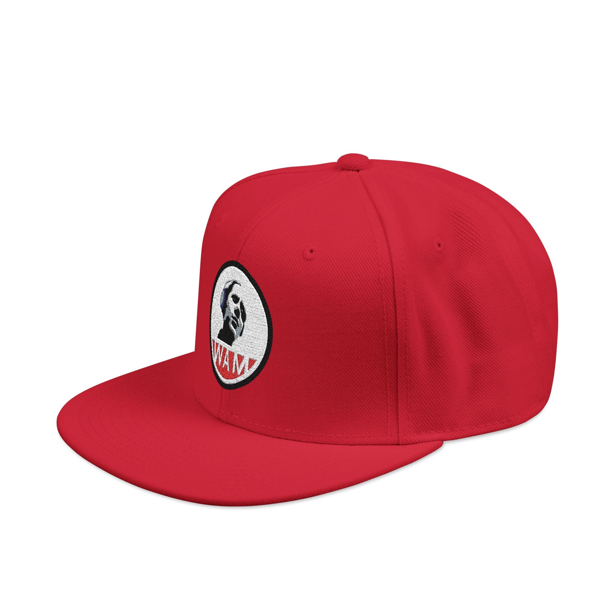 Embroidered Snapback Cap with WAM Logo | Fashionable, Casual, and Gift-Ready