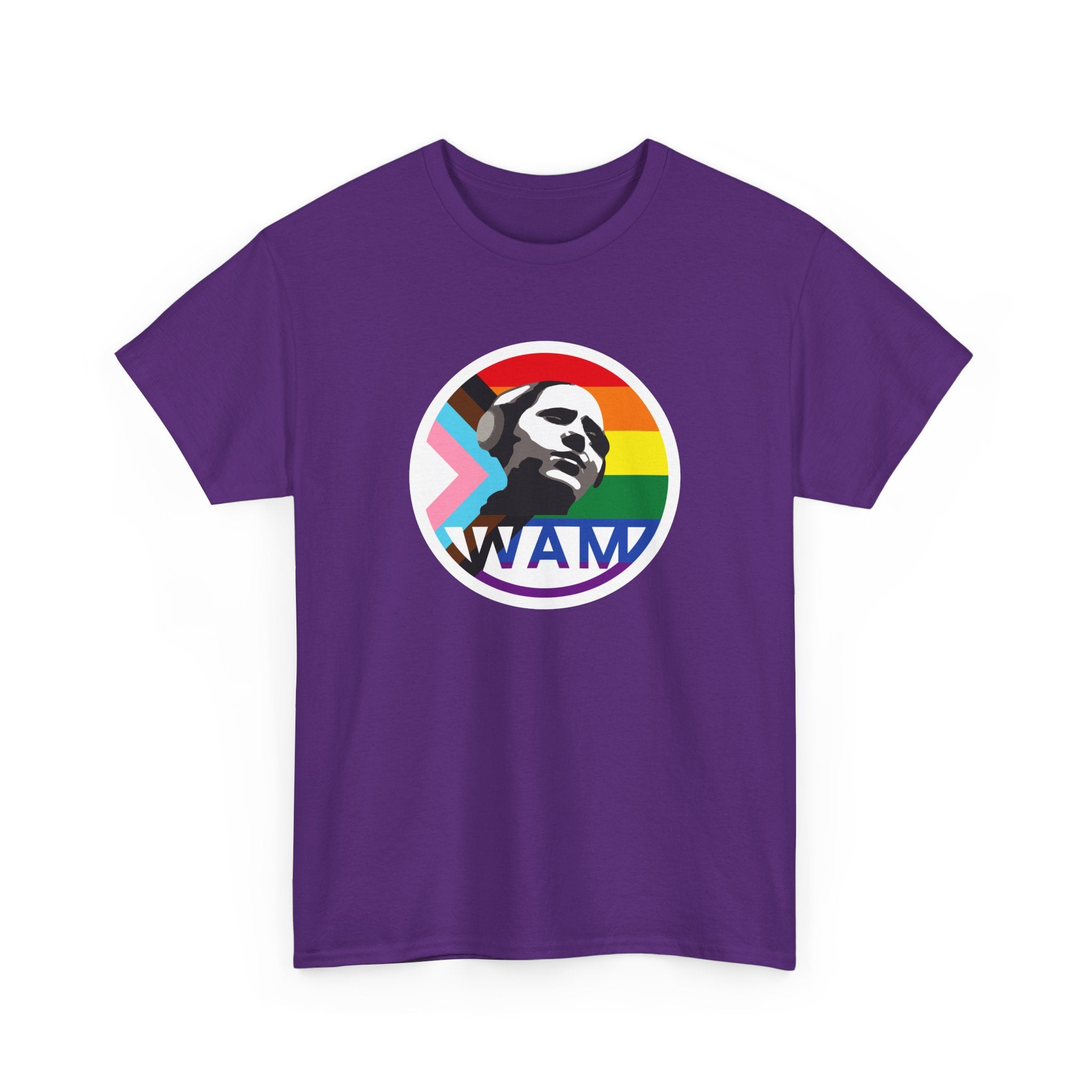 WAM Pride Celebration Tee | Unisex Cotton Graphic Shirt with Logo, LGBTQ+ Inclusive Apparel, Equality Gift