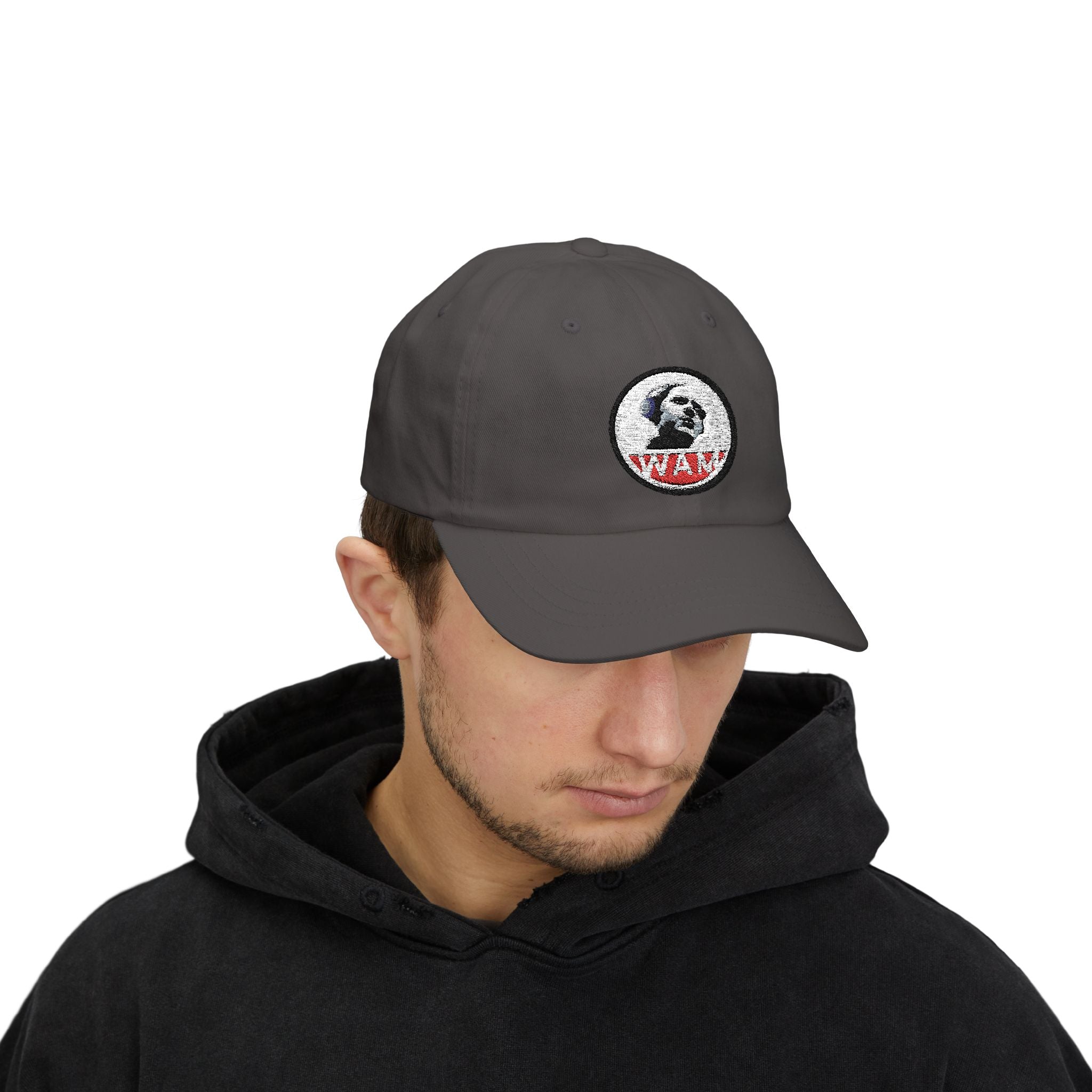 Vintage-Inspired Dad Cap Featuring WAM Logo | Casual, Stylish, and Gift-Ready
