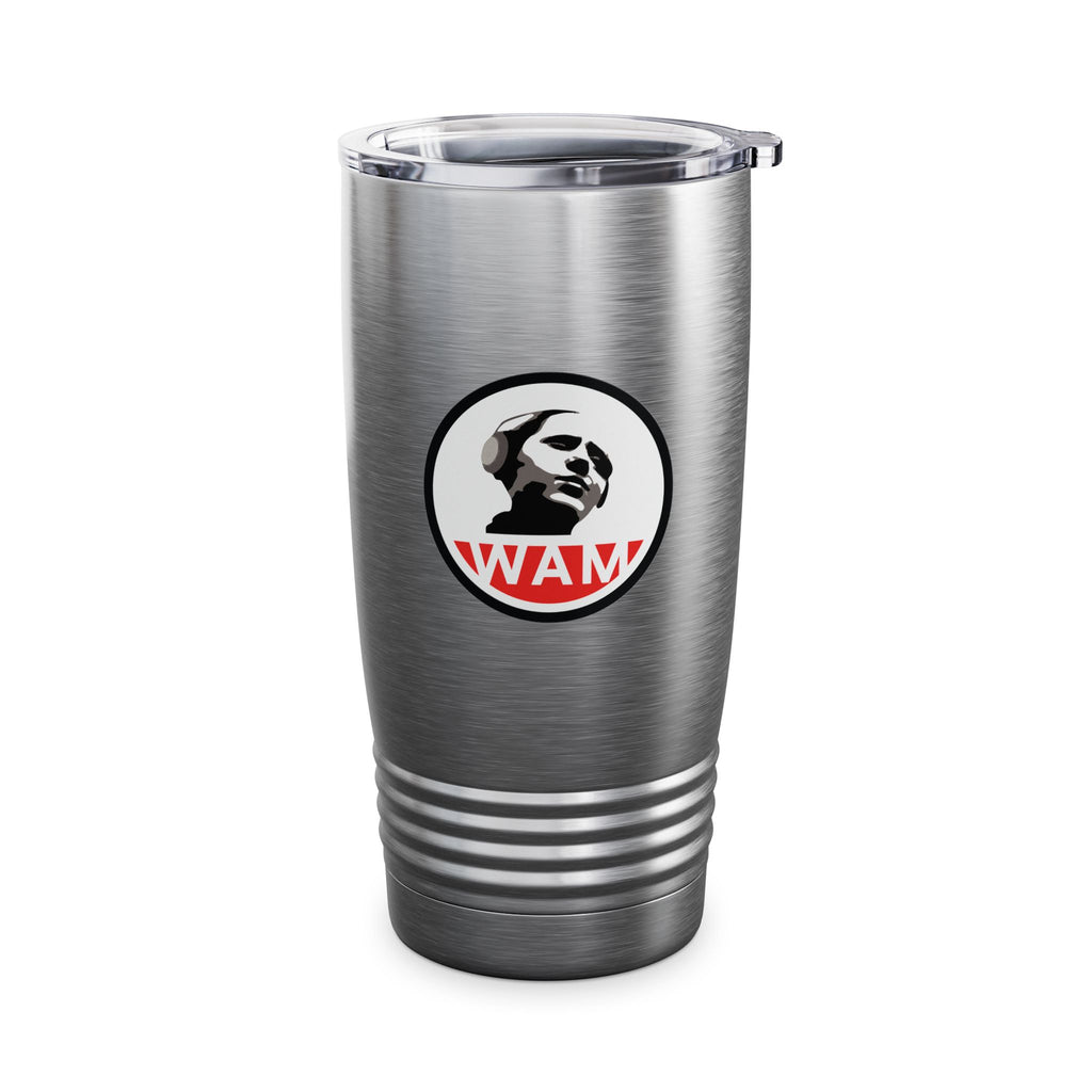 WAM Logo Ringneck Bird Tumbler | 20oz Insulated Travel Mug for Coffee and Tea