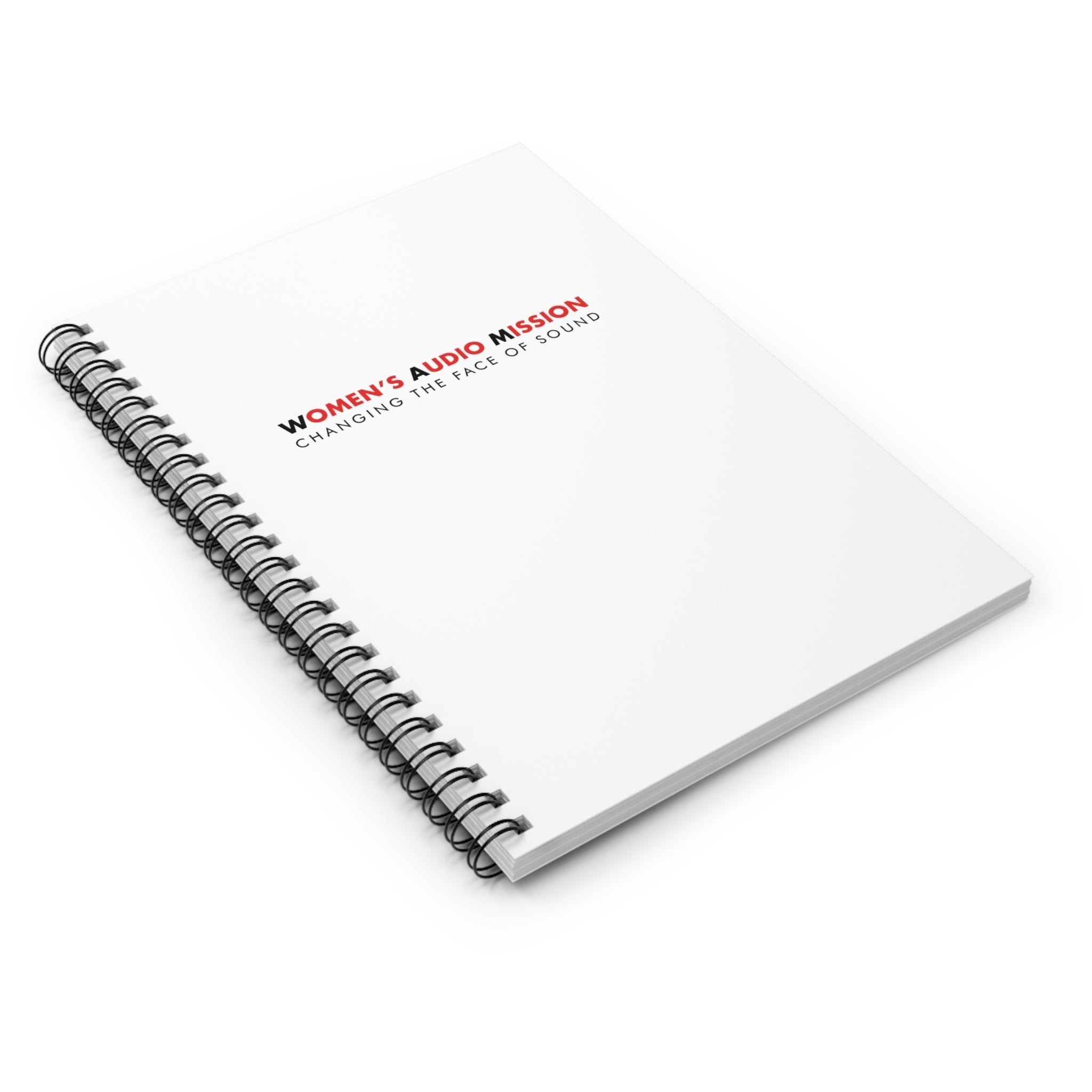 Empowering Women's Audio Mission Spiral Notebook | Perfect for Journaling, Note-Taking, Gift for Music Lovers