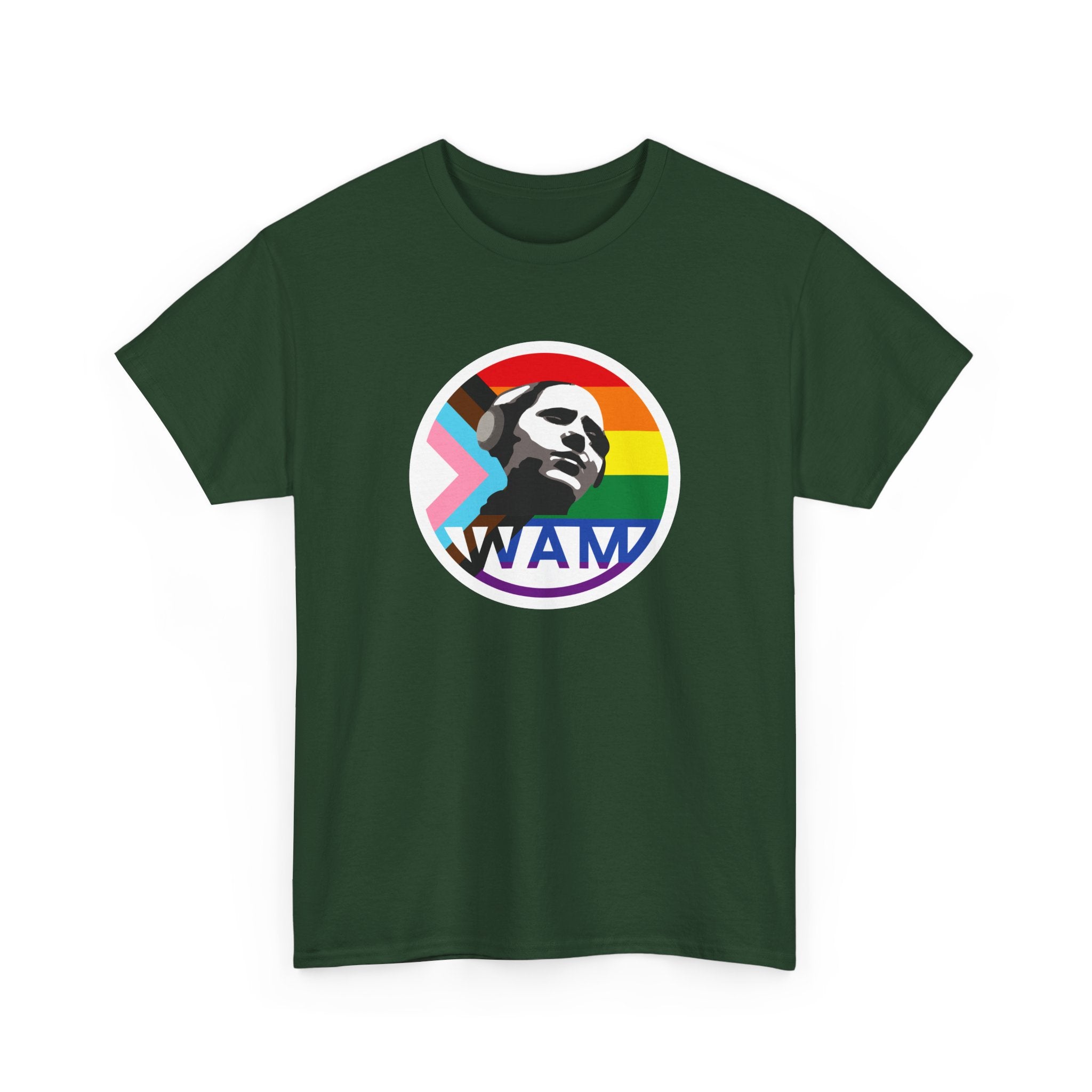 WAM Pride Celebration Tee | Unisex Cotton Graphic Shirt with Logo, LGBTQ+ Inclusive Apparel, Equality Gift