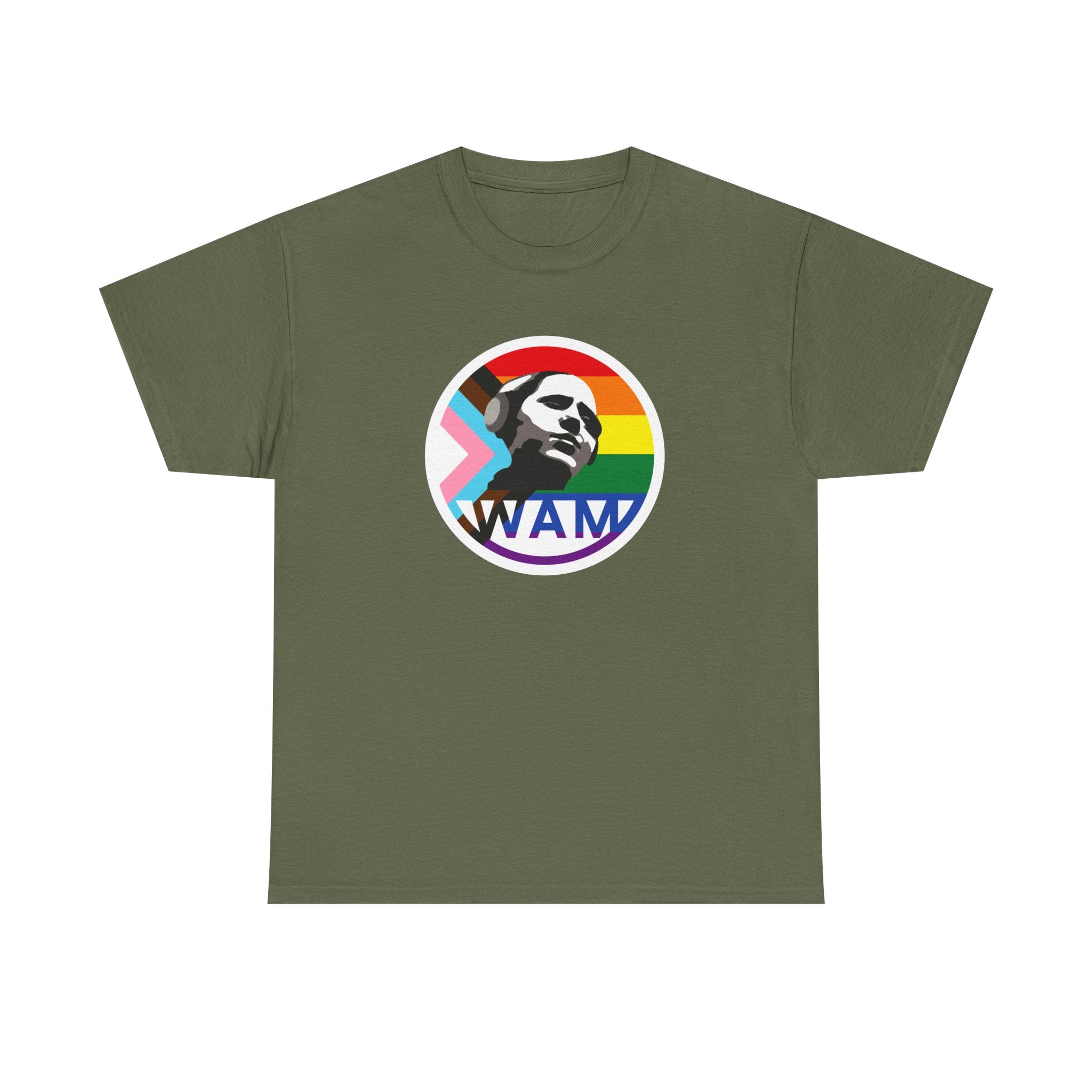WAM Pride Celebration Tee | Unisex Cotton Graphic Shirt with Logo, LGBTQ+ Inclusive Apparel, Equality Gift