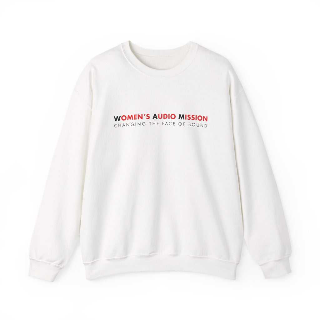 Empowering Women's Audio Mission Unisex Crewneck | Gift for Music Lovers, Cozy Pullover Sweatshirt