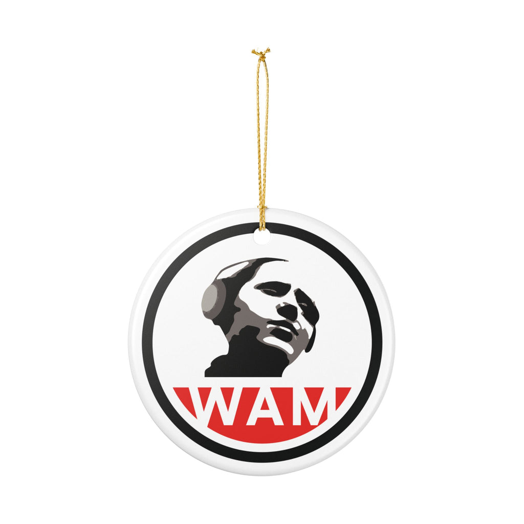 Women's Audio Mission Ceramic Ornament - WAM Classic Logo, Music Lover Gift