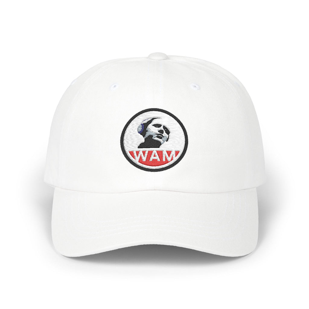 Vintage-Inspired Dad Cap Featuring WAM Logo | Casual, Stylish, and Gift-Ready