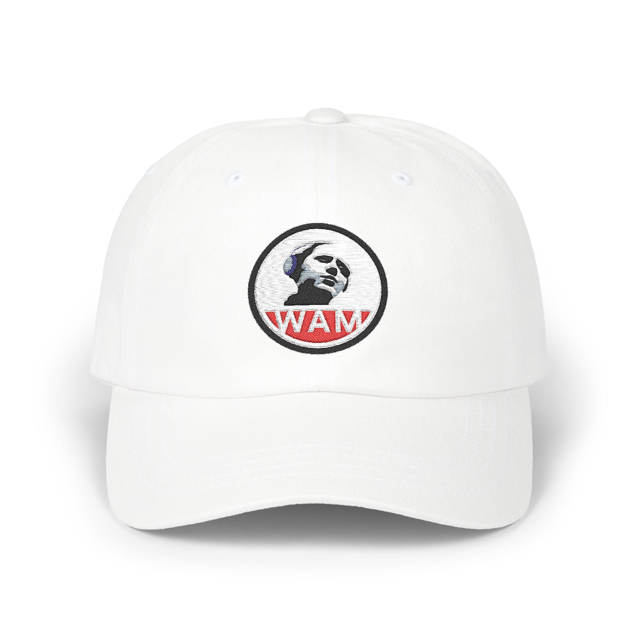Vintage-Inspired Dad Cap Featuring WAM Logo | Casual, Stylish, and Gift-Ready