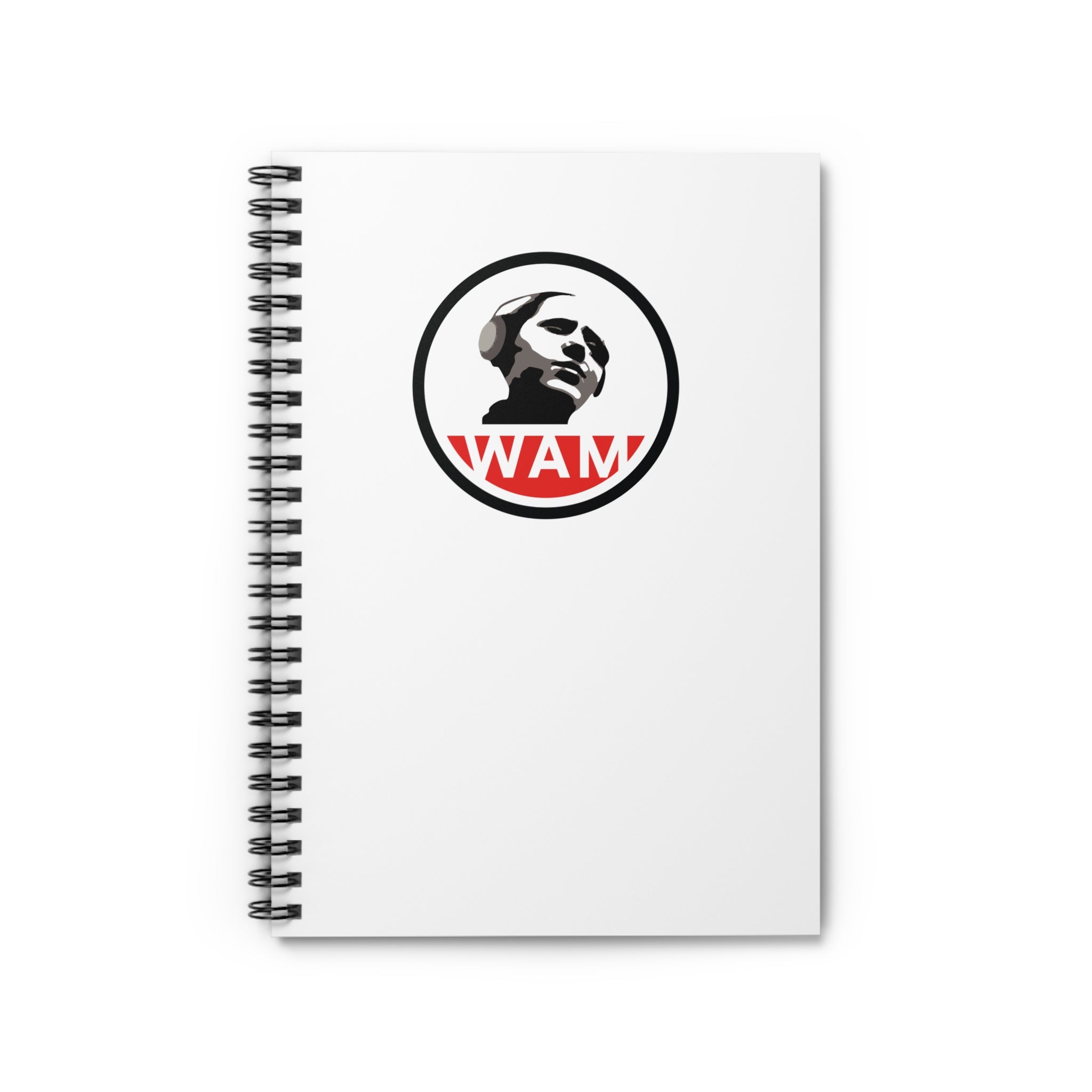 WAM Logo Spiral Notebook | Perfect for Students, Artists, and Music Lovers