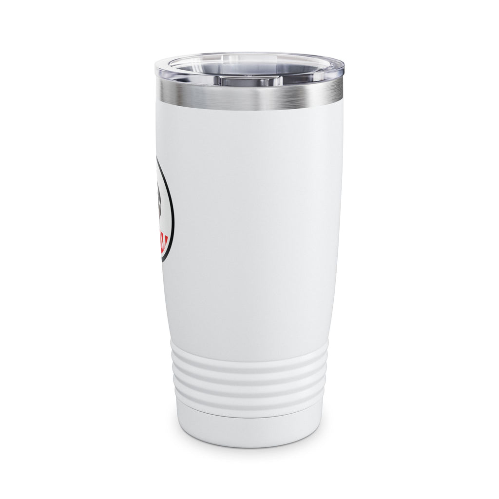 WAM Logo Ringneck Bird Tumbler | 20oz Insulated Travel Mug for Coffee and Tea