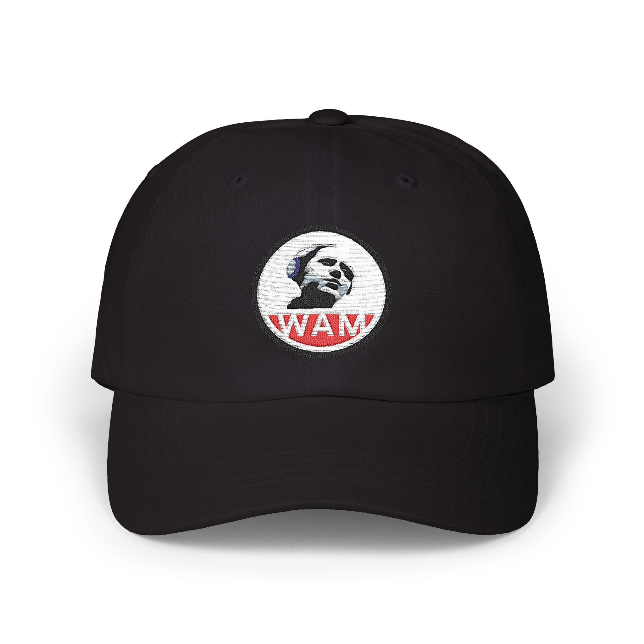 Vintage-Inspired Dad Cap Featuring WAM Logo | Casual, Stylish, and Gift-Ready