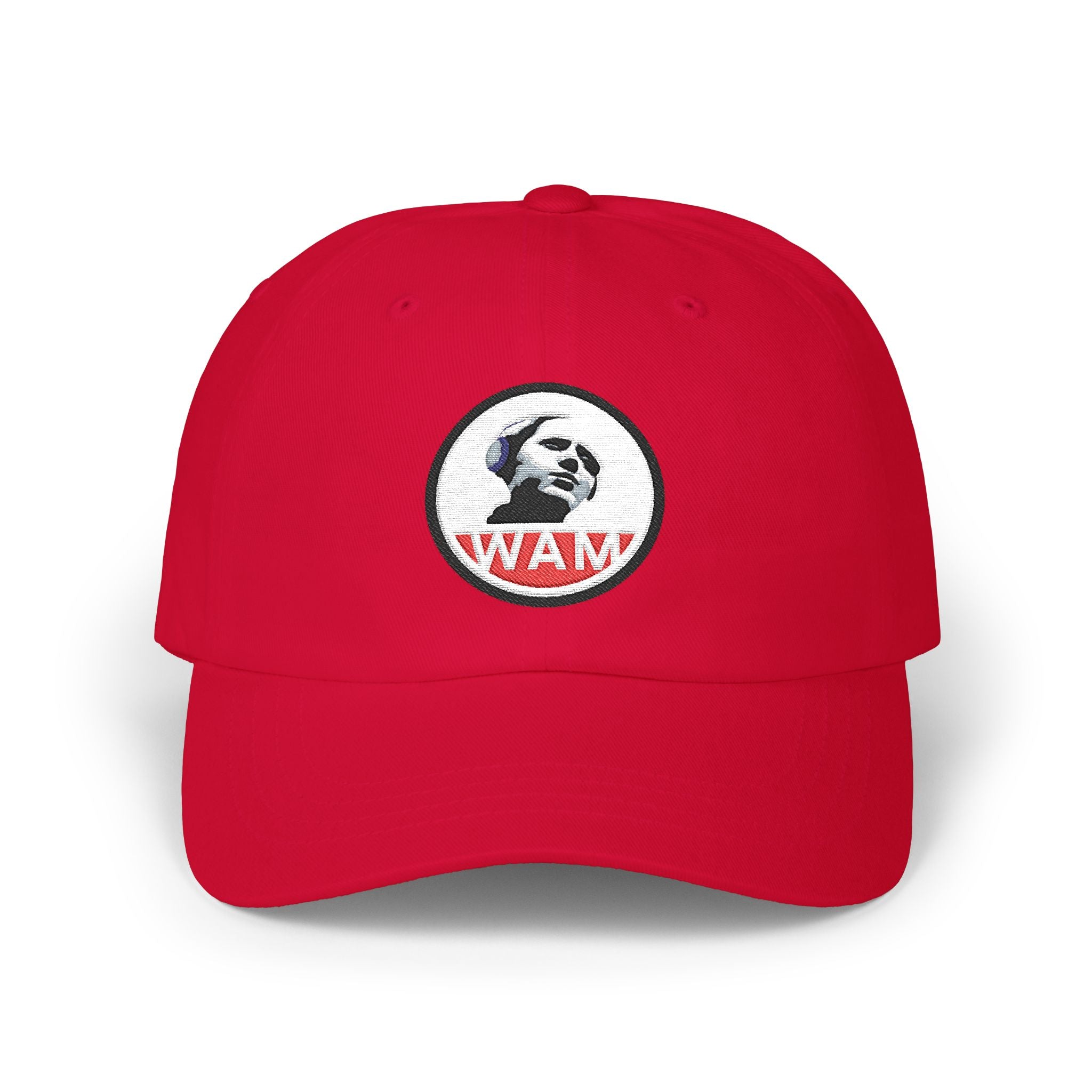 Vintage-Inspired Dad Cap Featuring WAM Logo | Casual, Stylish, and Gift-Ready