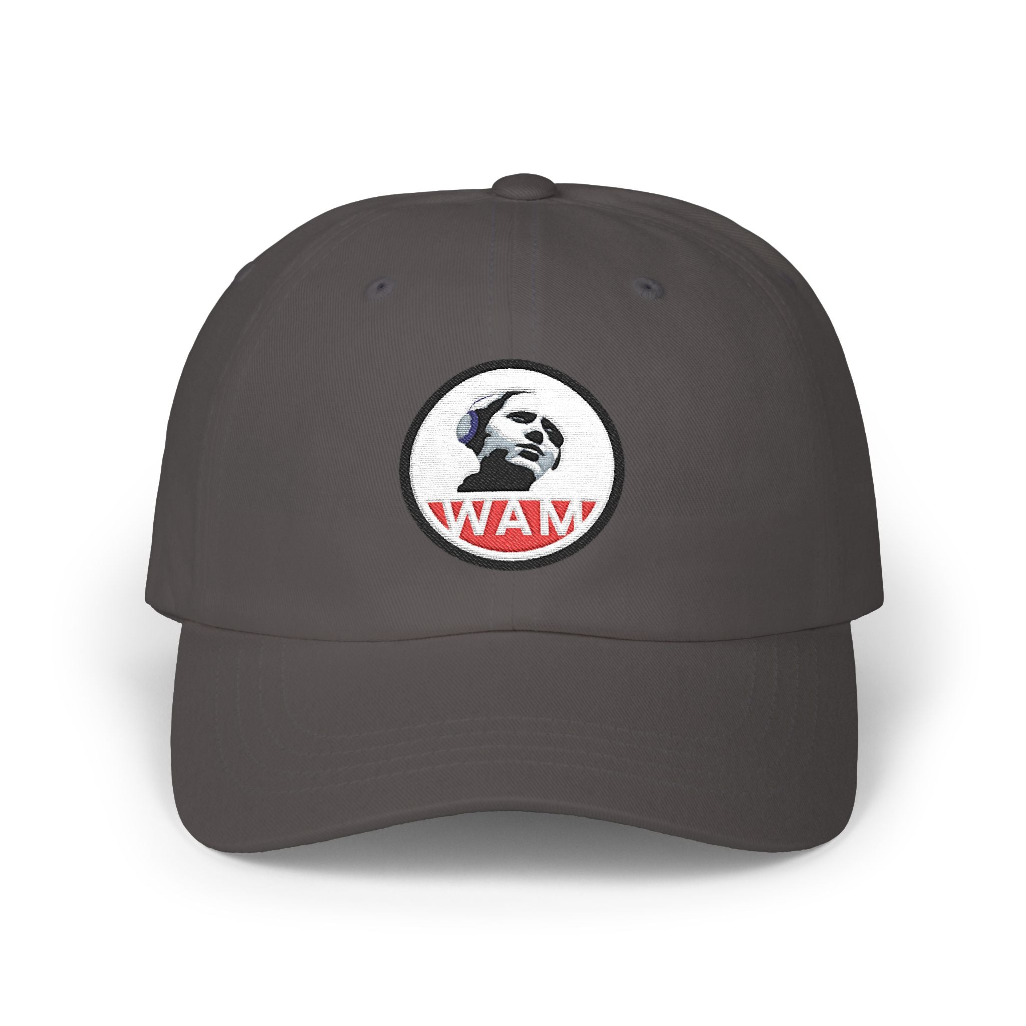 Vintage-Inspired Dad Cap Featuring WAM Logo | Casual, Stylish, and Gift-Ready