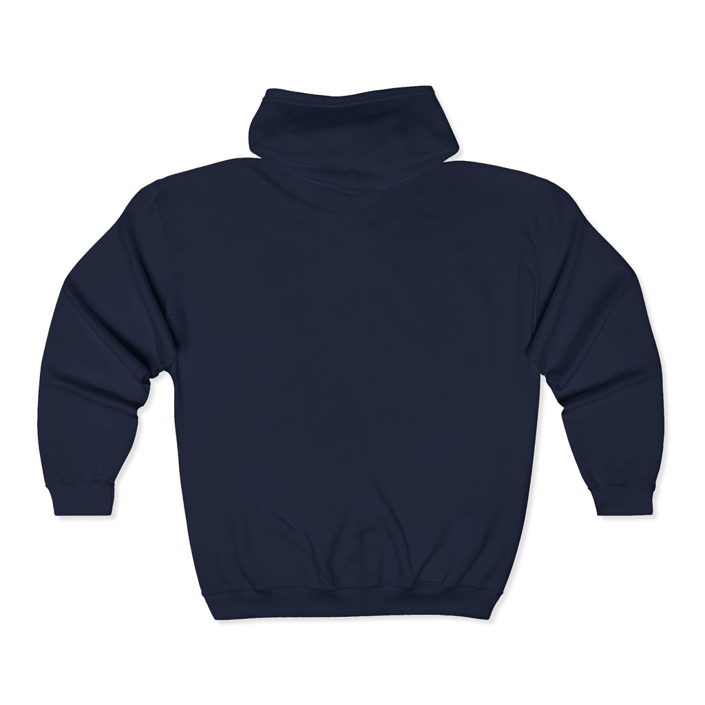 Unisex Heavy Blend Full Zip Hooded Sweatshirt with WAM Logo | Cozy Hoodie for Casual Wear,  Layering Piece