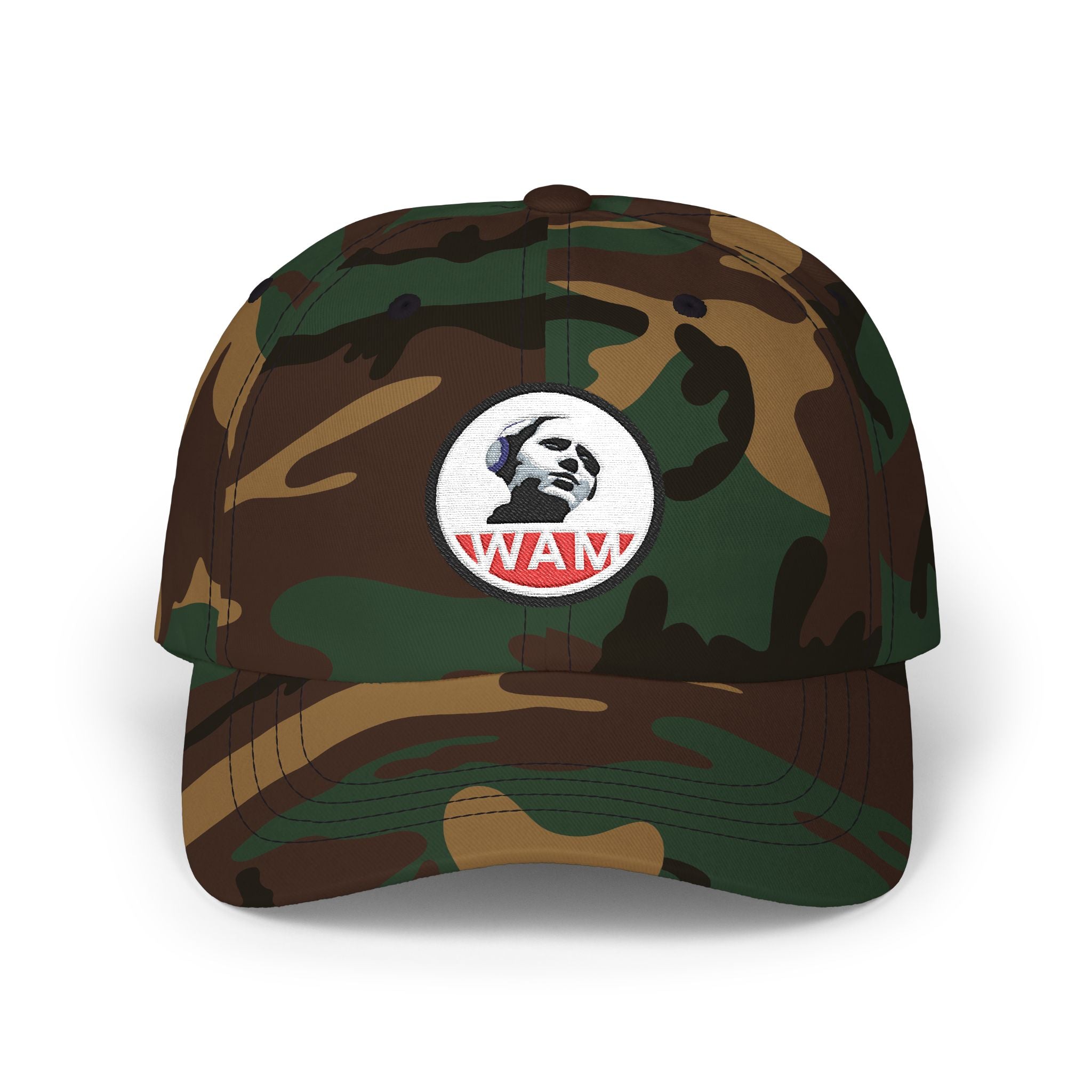 Vintage-Inspired Dad Cap Featuring WAM Logo | Casual, Stylish, and Gift-Ready