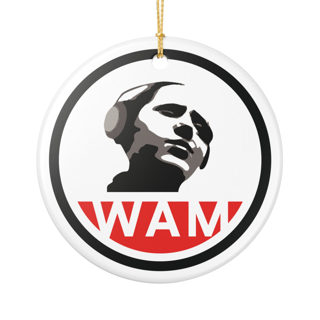 Women's Audio Mission Ceramic Ornament - WAM Classic Logo, Music Lover Gift