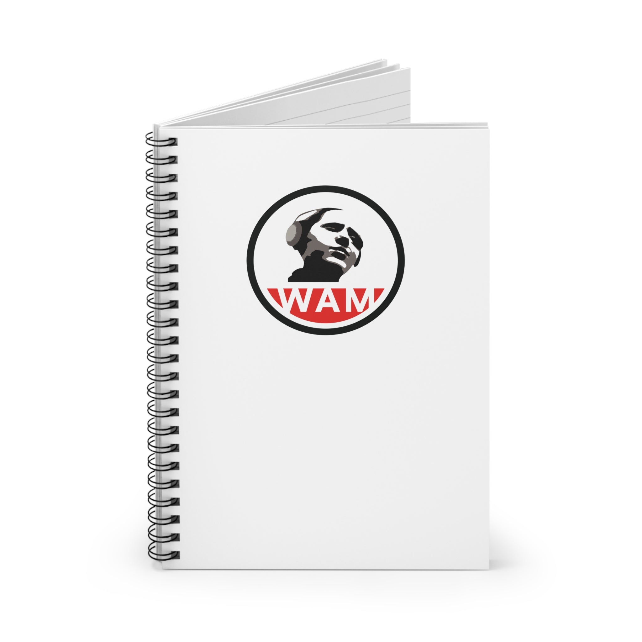 WAM Logo Spiral Notebook | Perfect for Students, Artists, and Music Lovers