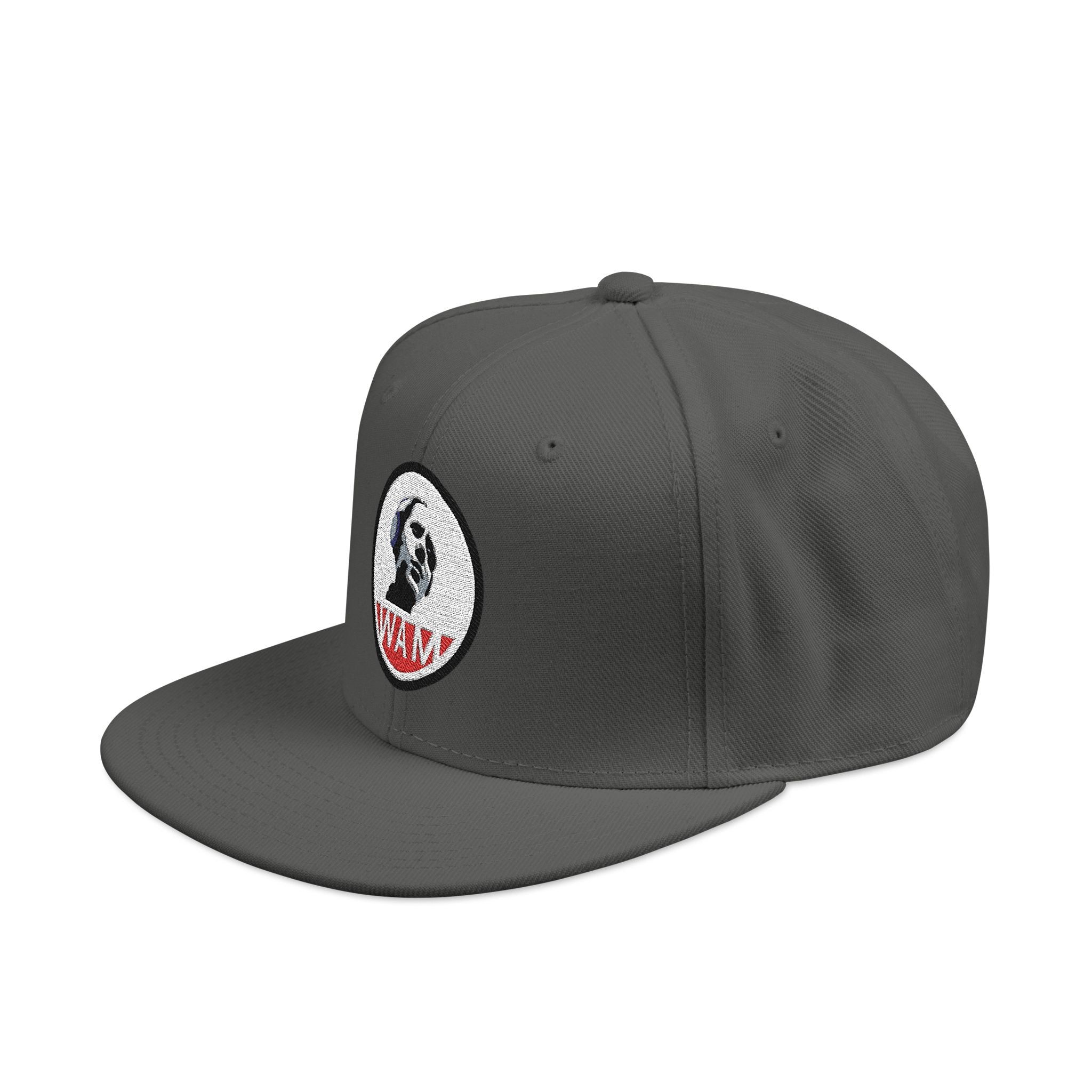 Embroidered Snapback Cap with WAM Logo | Fashionable, Casual, and Gift-Ready