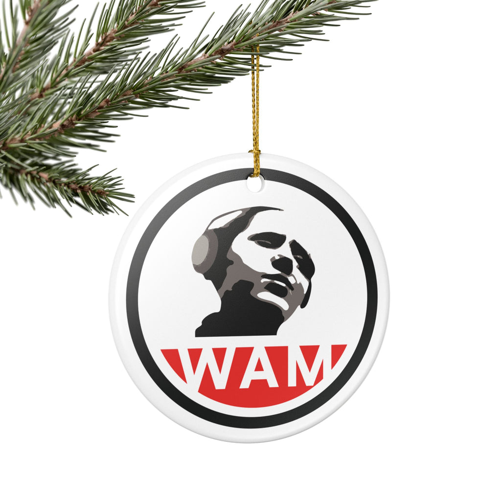 Women's Audio Mission Ceramic Ornament - WAM Classic Logo, Music Lover Gift