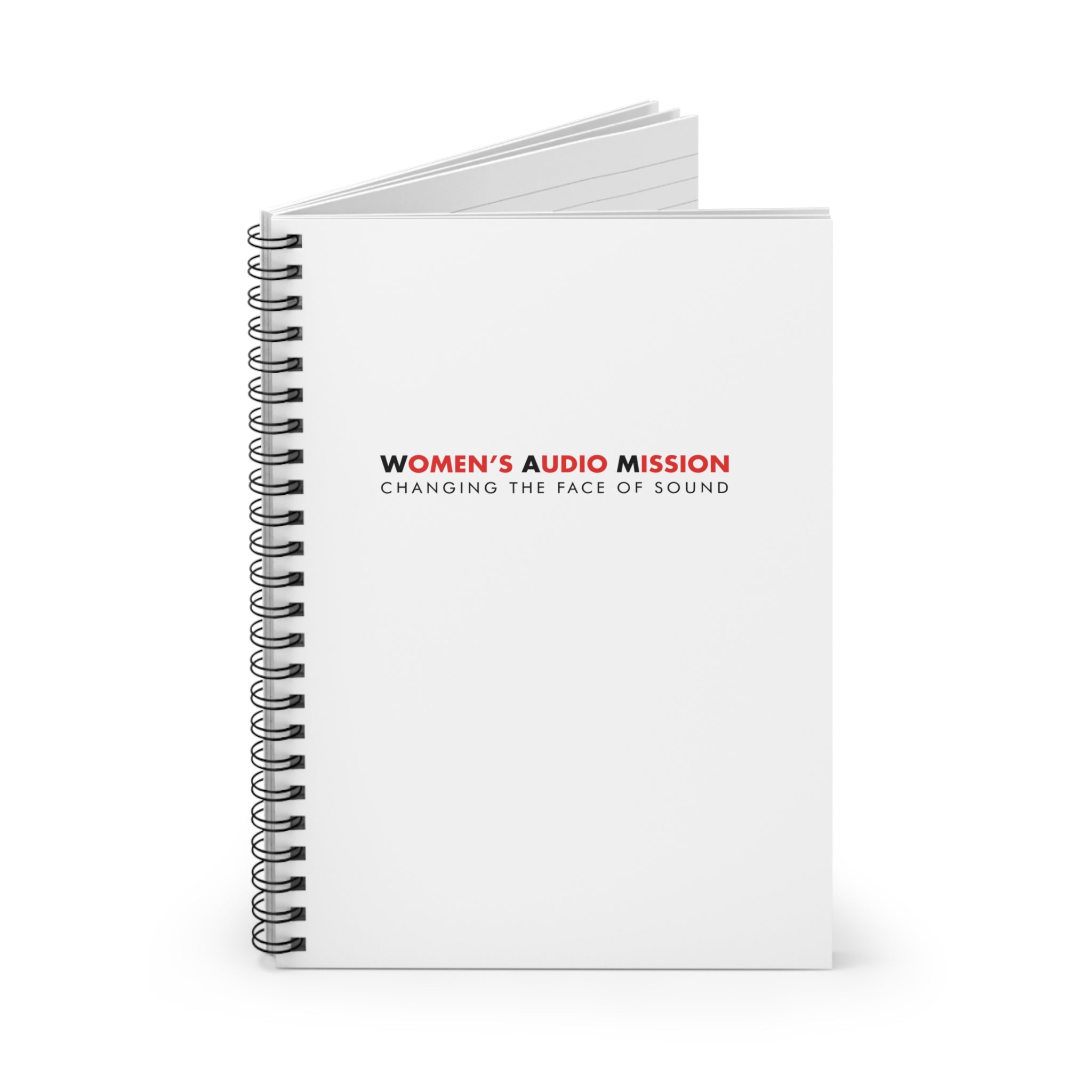 Empowering Women's Audio Mission Spiral Notebook | Perfect for Journaling, Note-Taking, Gift for Music Lovers