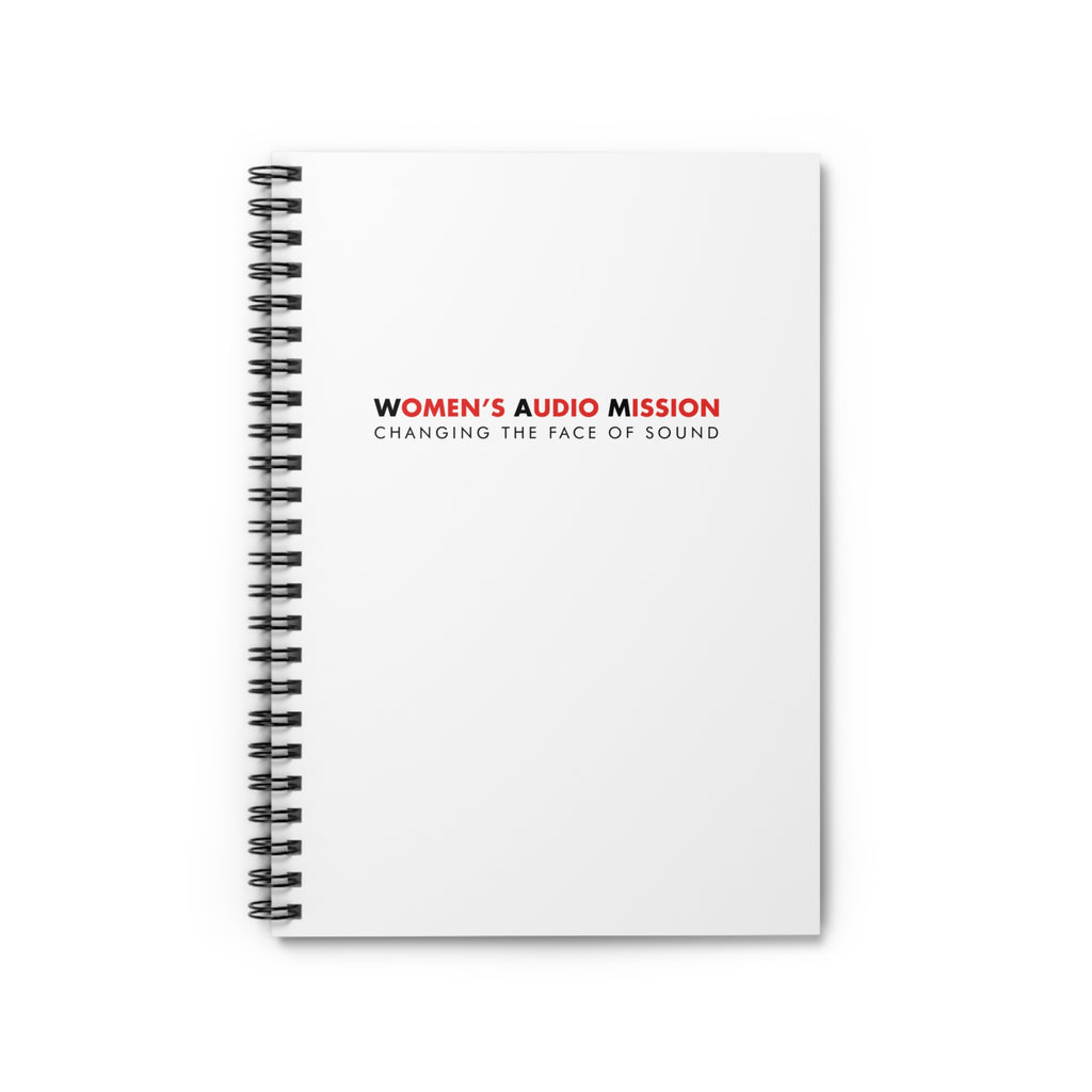 Empowering Women's Audio Mission Spiral Notebook | Perfect for Journaling, Note-Taking, Gift for Music Lovers