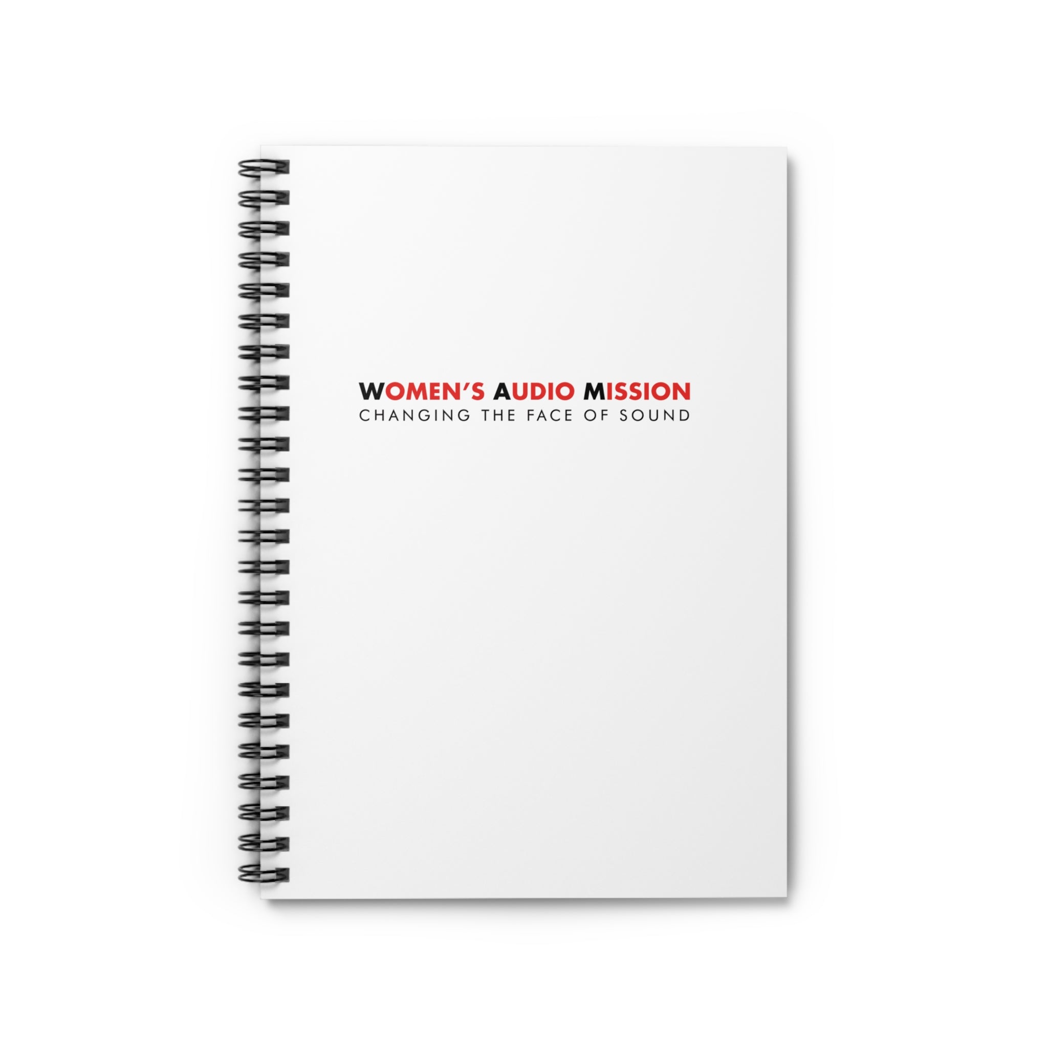 Empowering Women's Audio Mission Spiral Notebook | Perfect for Journaling, Note-Taking, Gift for Music Lovers