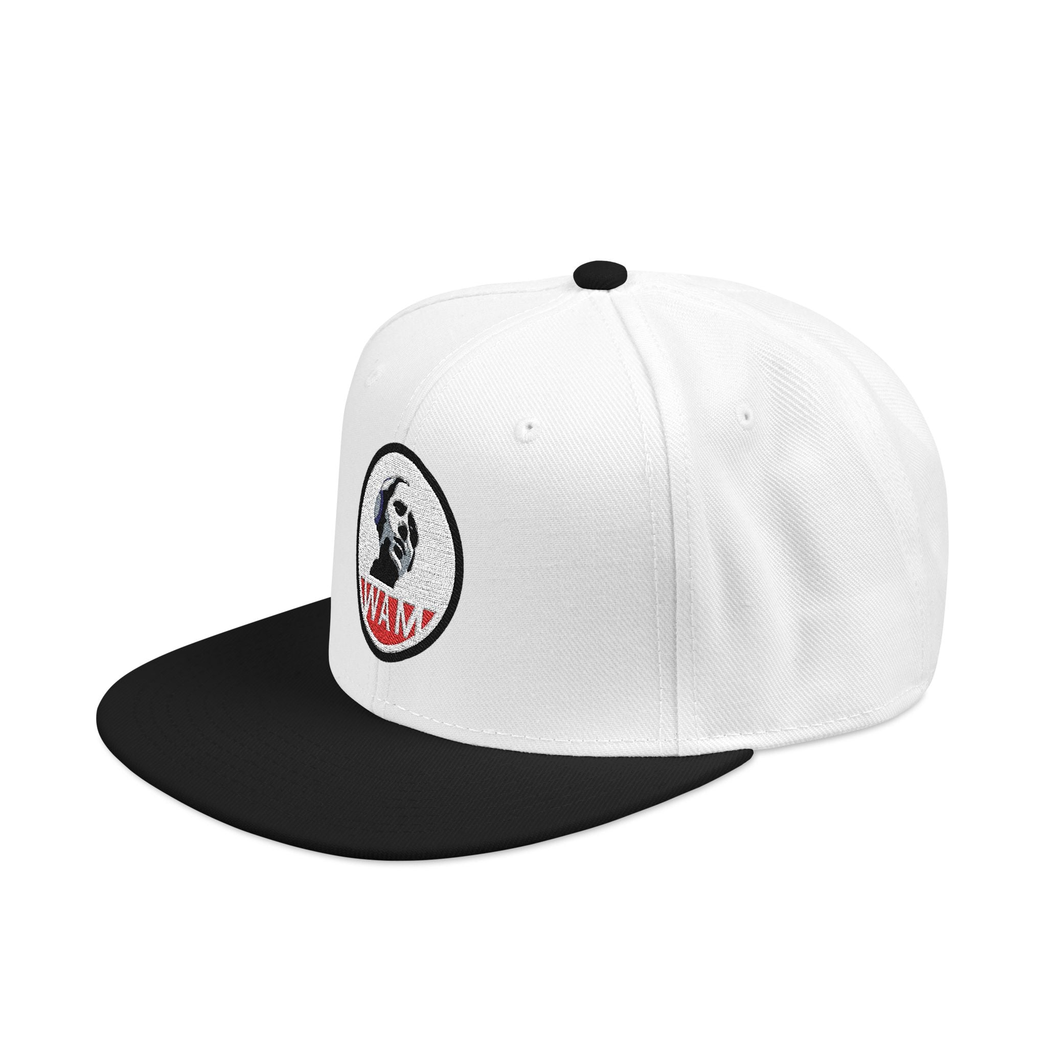 Embroidered Snapback Cap with WAM Logo | Fashionable, Casual, and Gift-Ready