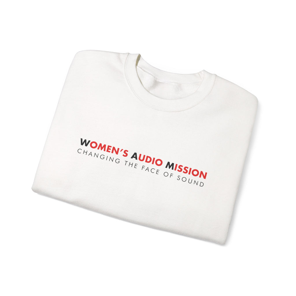 Empowering Women's Audio Mission Unisex Crewneck | Gift for Music Lovers, Cozy Pullover Sweatshirt