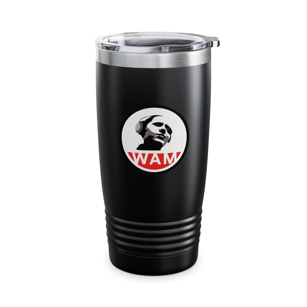 WAM Logo Ringneck Bird Tumbler | 20oz Insulated Travel Mug for Coffee and Tea