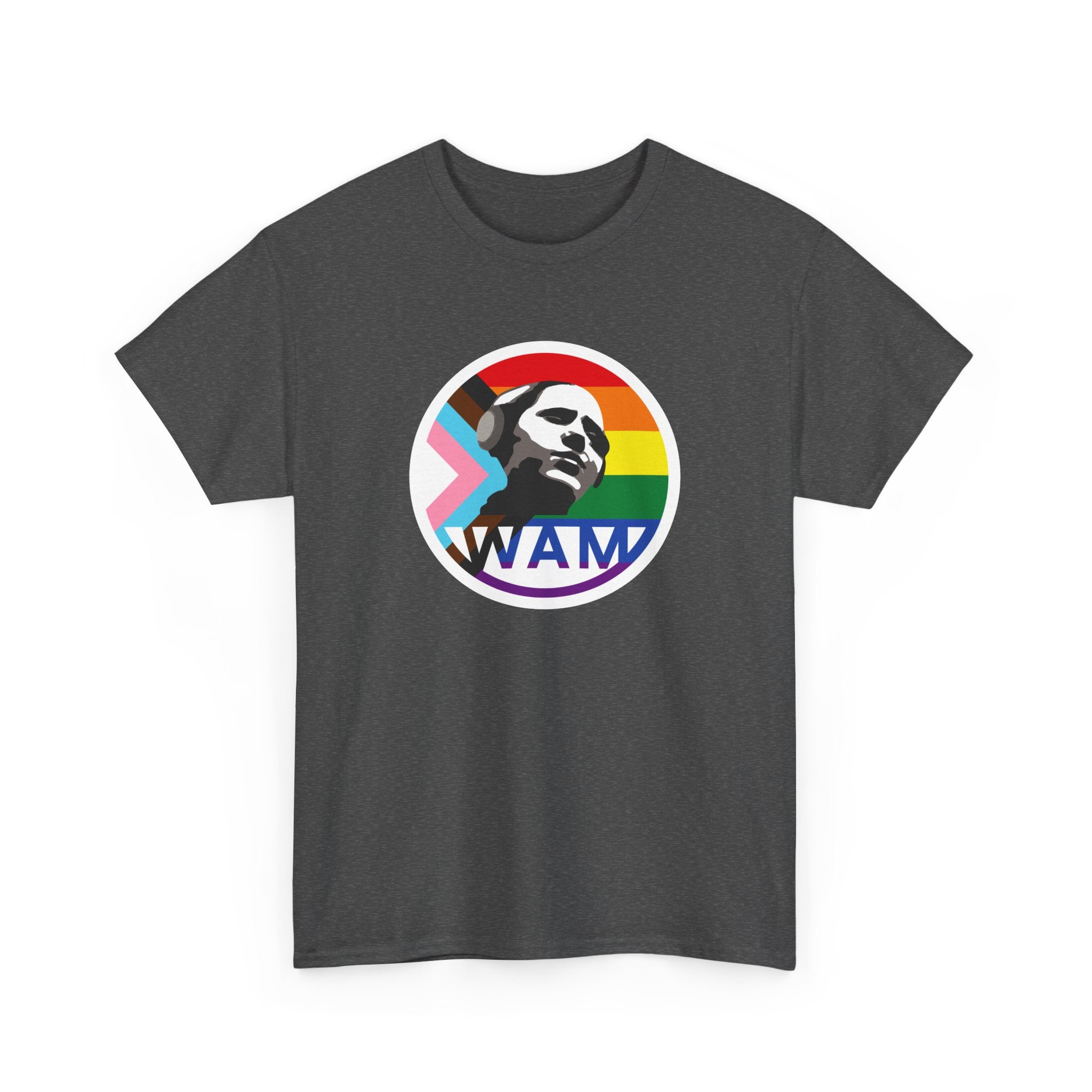 WAM Pride Celebration Tee | Unisex Cotton Graphic Shirt with Logo, LGBTQ+ Inclusive Apparel, Equality Gift