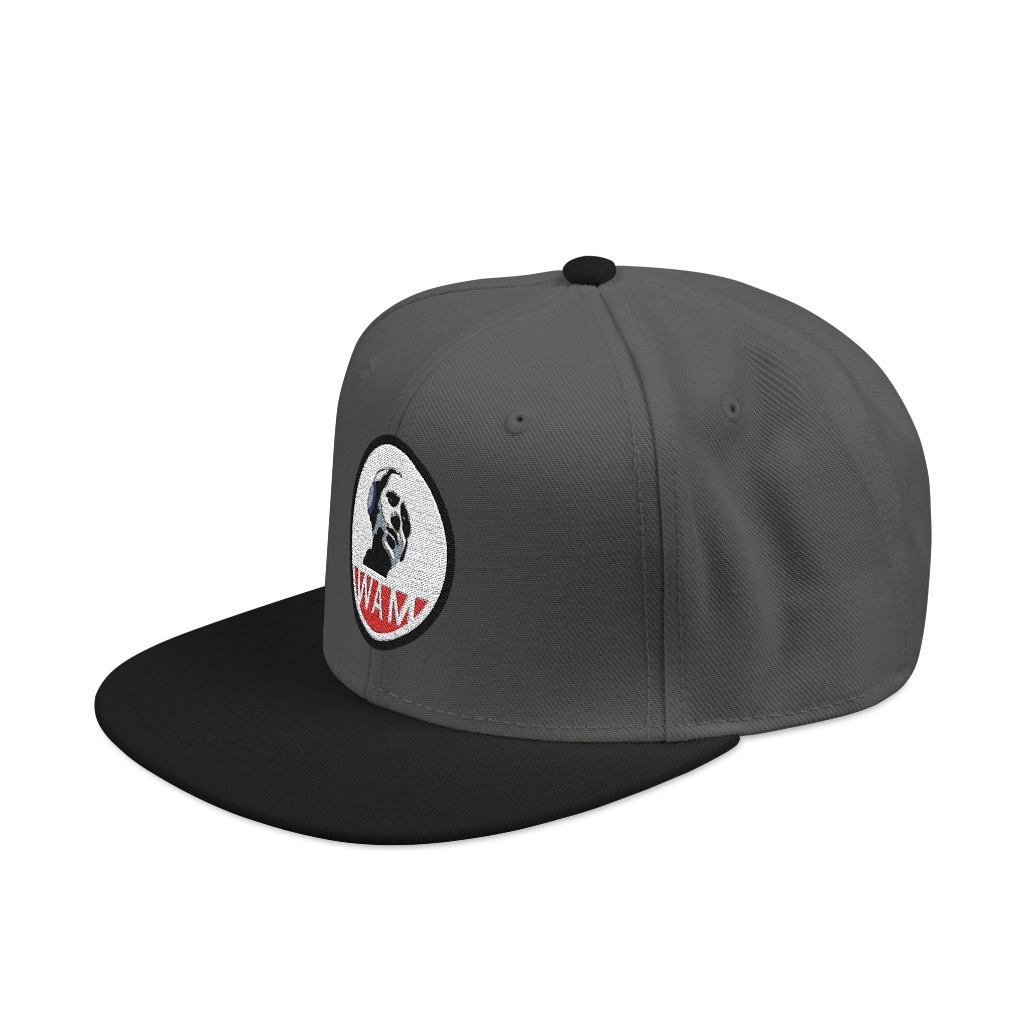 Embroidered Snapback Cap with WAM Logo | Fashionable, Casual, and Gift-Ready
