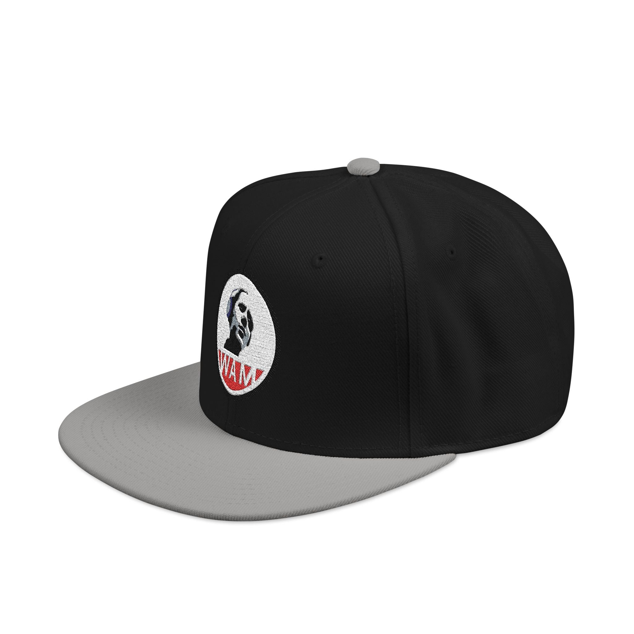 Embroidered Snapback Cap with WAM Logo | Fashionable, Casual, and Gift-Ready