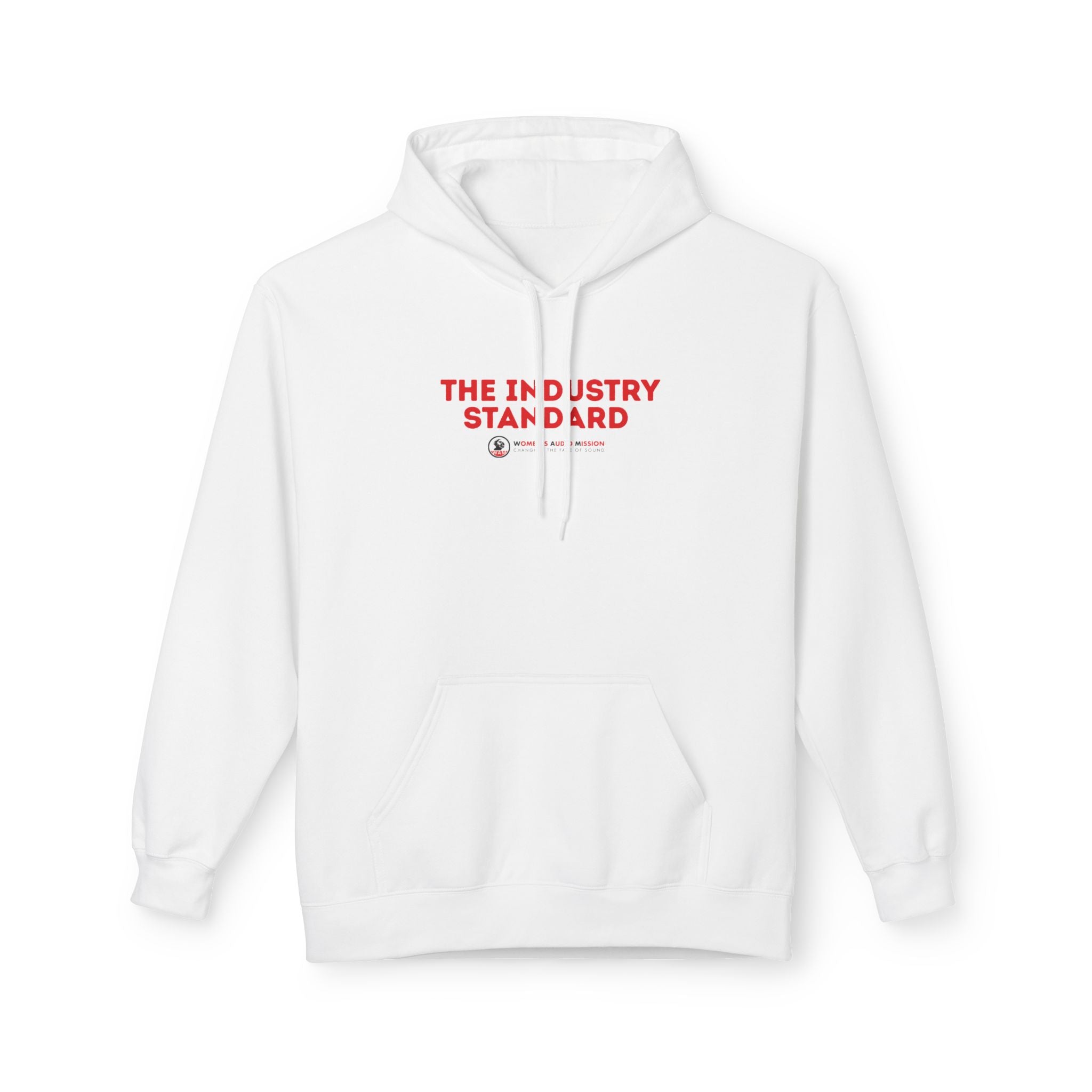 The Industry Standard Hoodie - Minimalist Logo Pullover by Women's Audio Mission