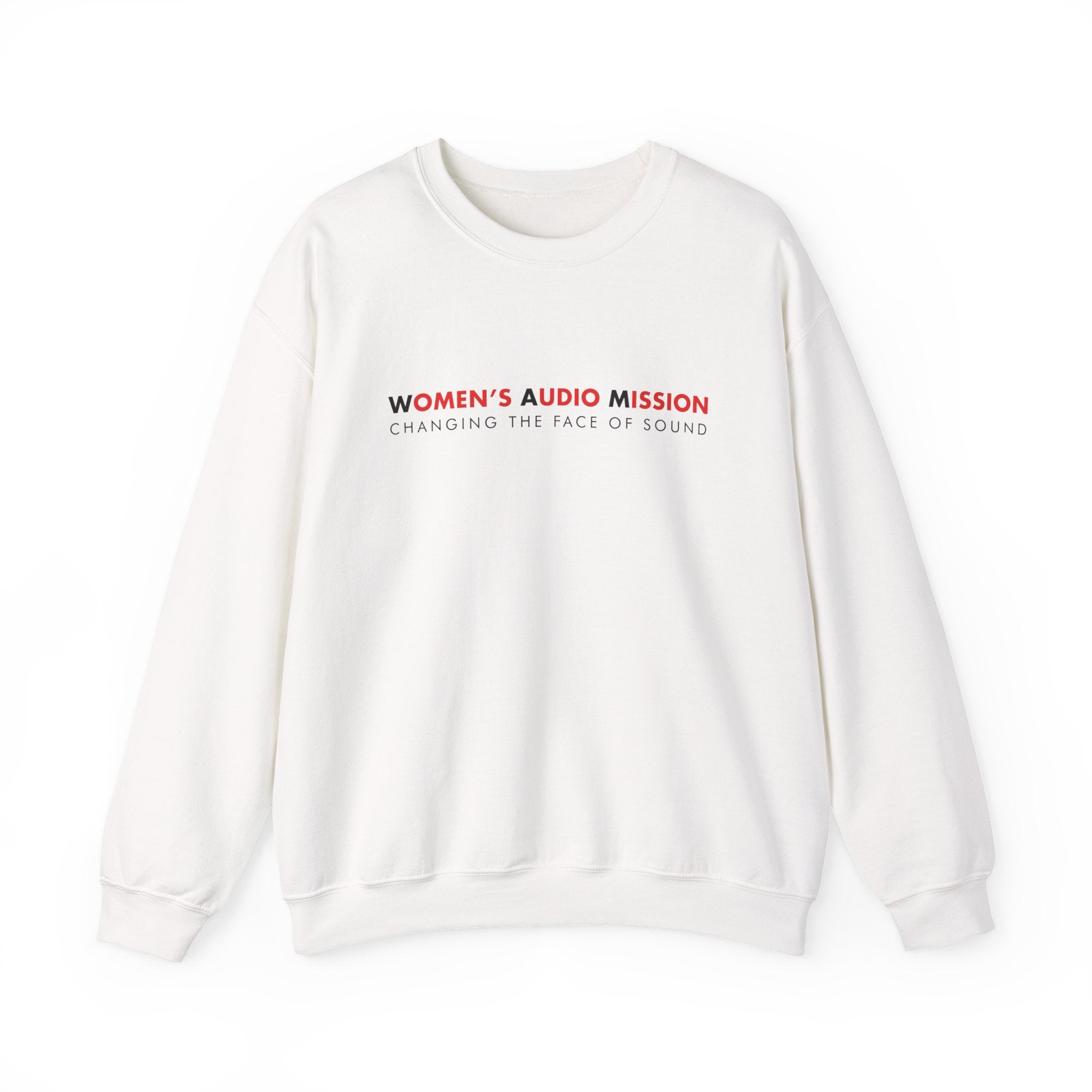 Empowering Women's Audio Mission Unisex Crewneck | Gift for Music Lovers, Cozy Pullover Sweatshirt