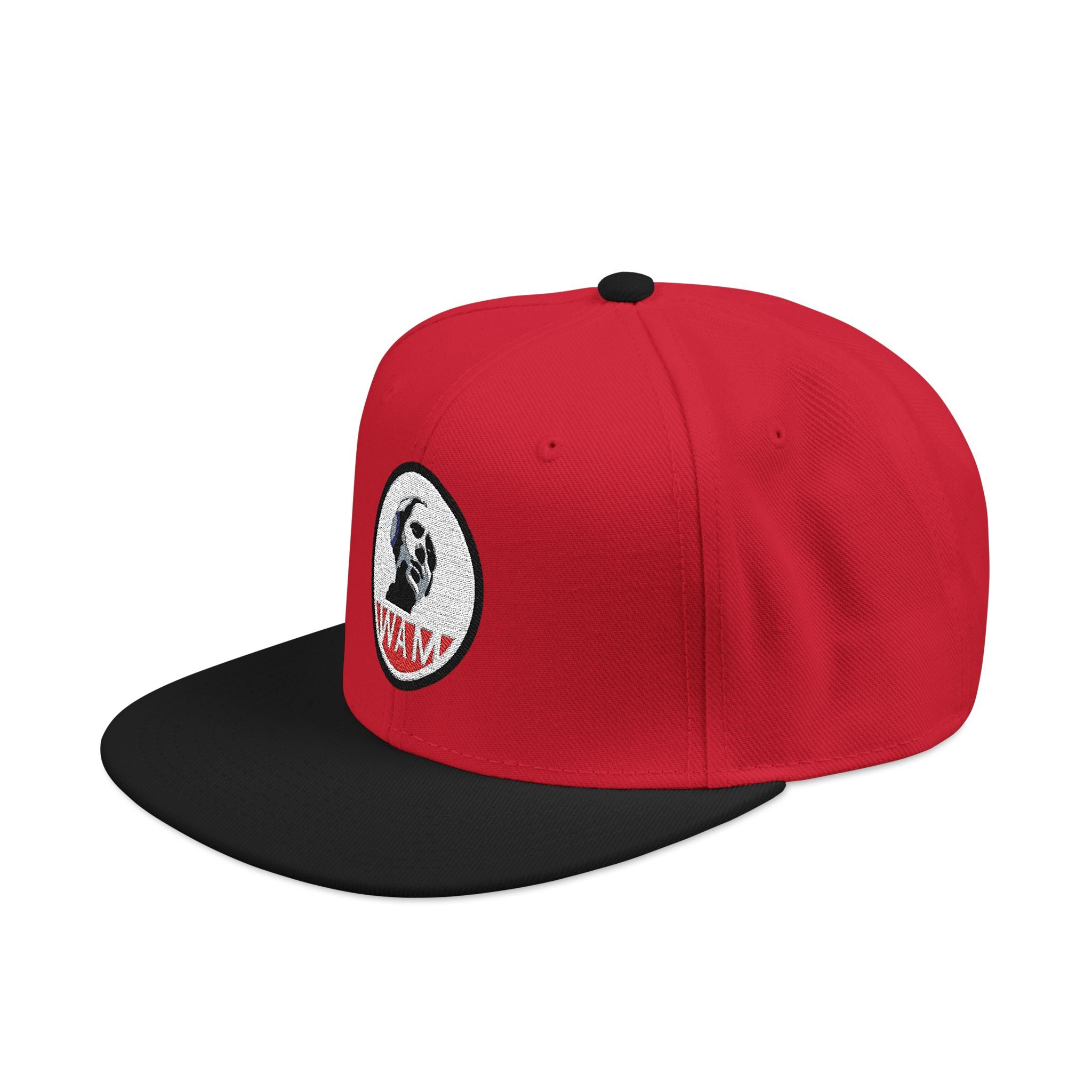 Embroidered Snapback Cap with WAM Logo | Fashionable, Casual, and Gift-Ready